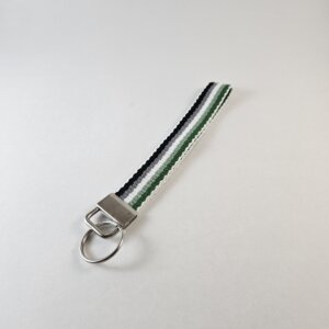 Aromantic Flag- Wristlet